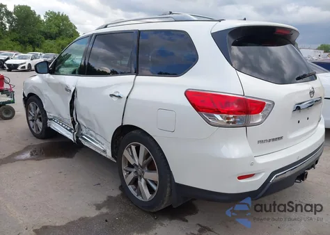 2014 Nissan Pathfinder Sv из США, поврежденный, VIN 5N1AR2MM7EC688499
